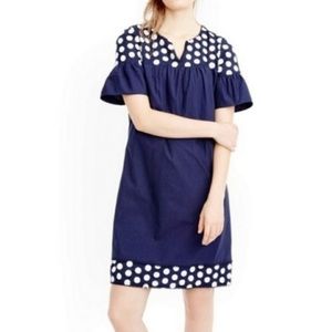 Jcrew sundress. NAVY BLUE with white flowers.